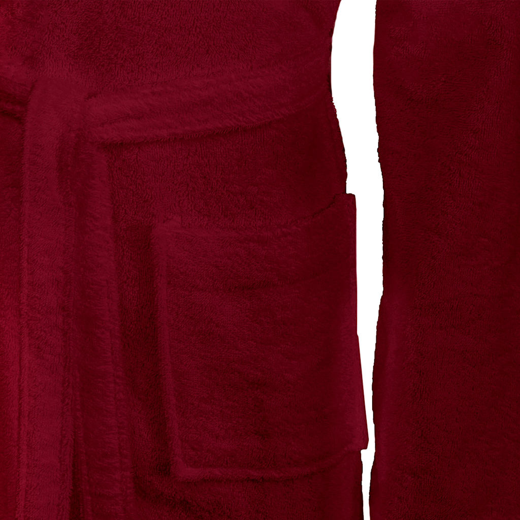 Peignoir KINN rouge XXL coton