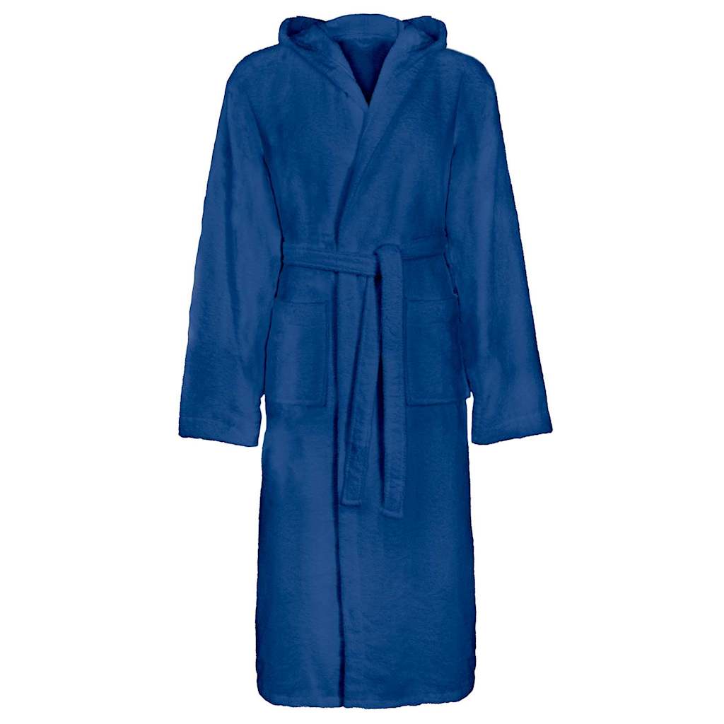 Bathrobe KINN Blue M Cotton