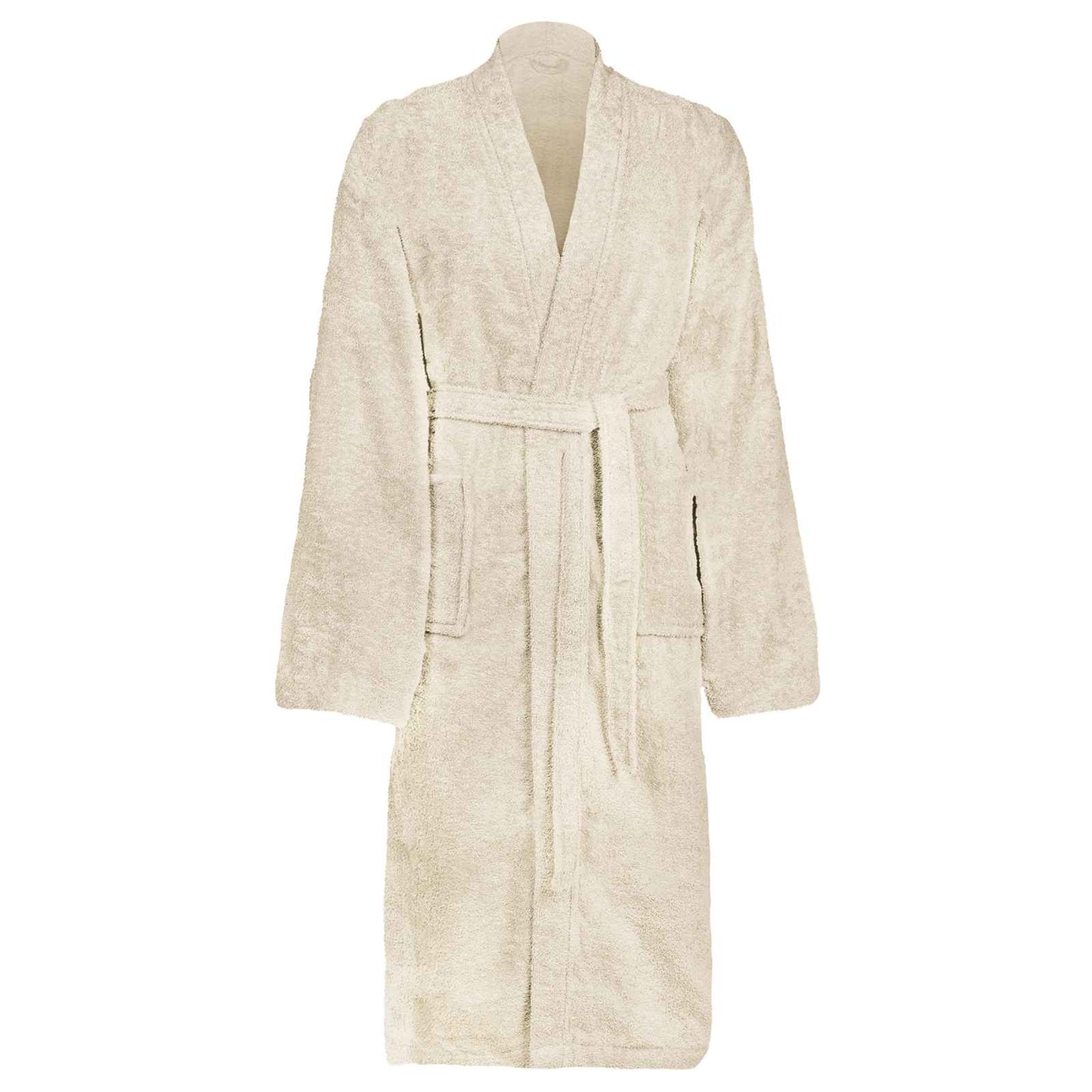 Bademantel KINN Creme L Baumwolle