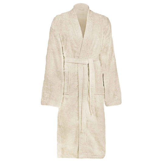 Bademantel KINN Creme L Baumwolle