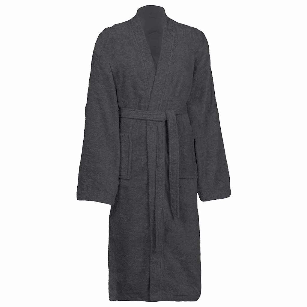 Bathrobe KINN Anthracite XXL Cotton