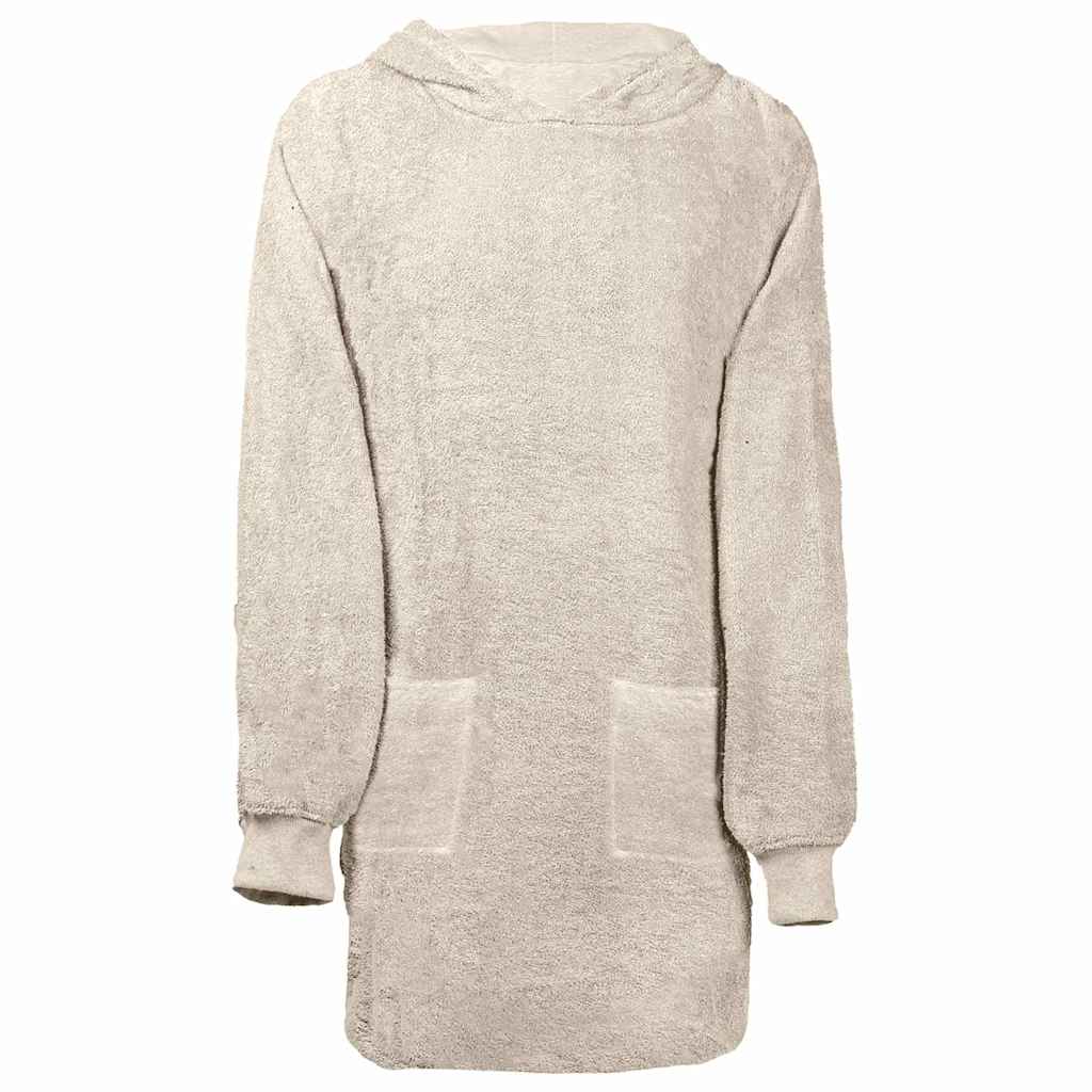 Hooded Blanket KINN Cream L Cotton