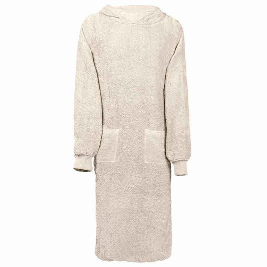 Decken-Hoodie KINN Creme XL Baumwolle