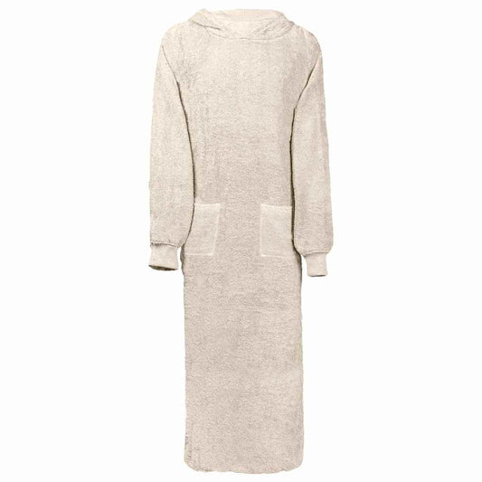 Decken-Hoodie KINN Creme XXL Baumwolle