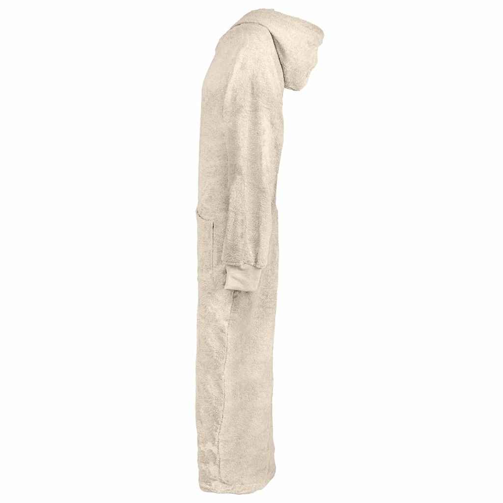 Decken-Hoodie KINN Creme XXL Baumwolle