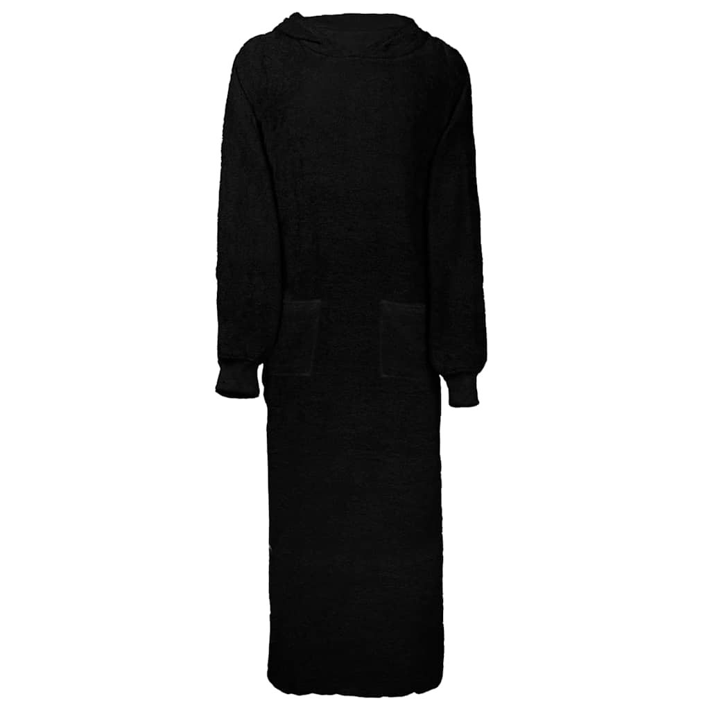 Sweat à capuche couverture KINN Noir XXL Coton