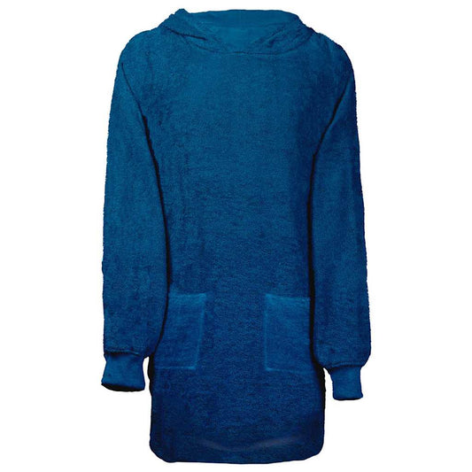 Decken-Hoodie KINN Marineblau L Baumwolle