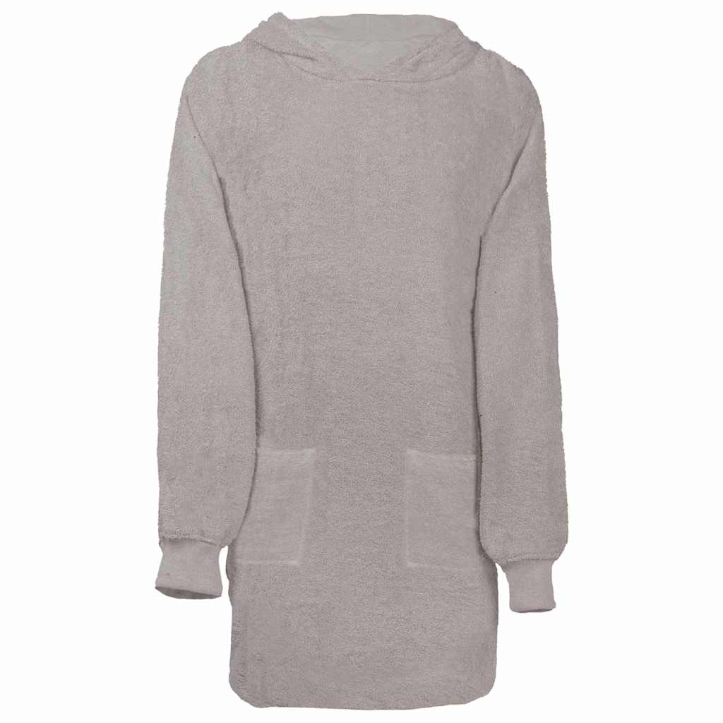 Decken-Hoodie KINN Grau L Baumwolle