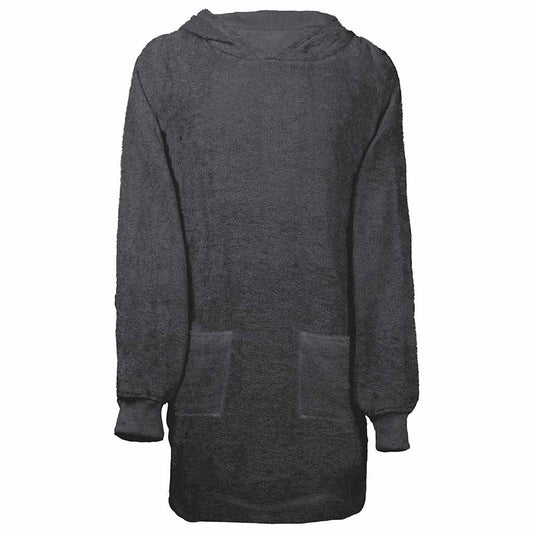 Decken-Hoodie KINN Anthrazit L Baumwolle