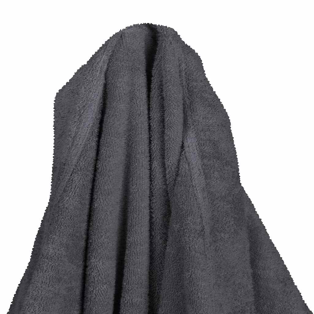 Sweat à capuche couverture KINN anthracite XXL coton