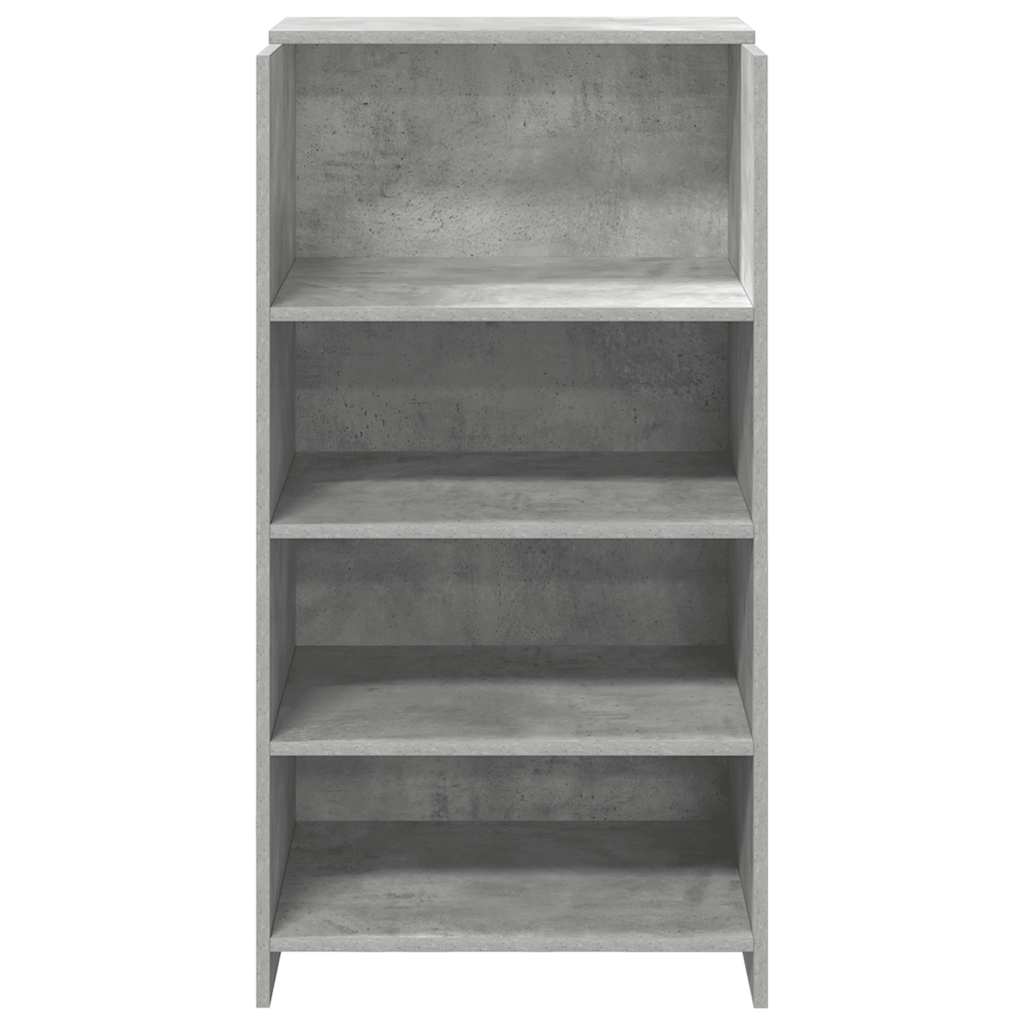 Reception Desk Concrete Gray 55x50x103.5 cm Wood-based Material