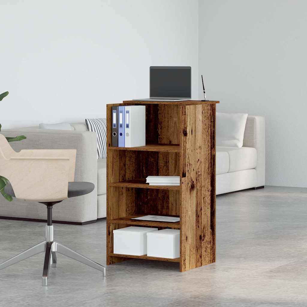 Empfangstheke Altholz-Optik 55x50x103,5 cm Holzwerkstoff