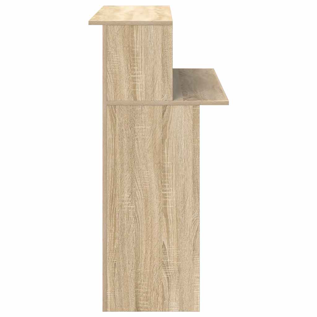 Reception Desk Sonoma Oak 100 x 50 x 103.5 cm Engineered Wood