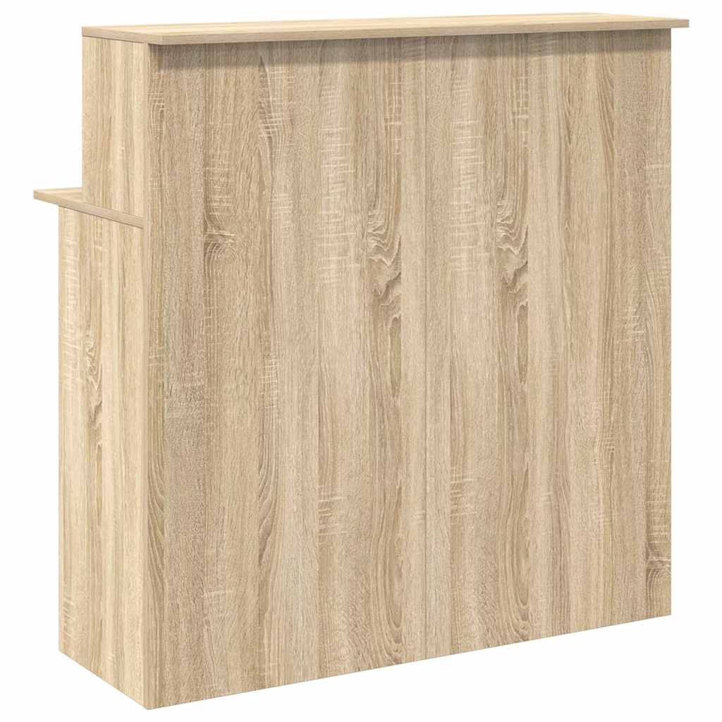 Reception Desk Sonoma Oak 100 x 50 x 103.5 cm Engineered Wood