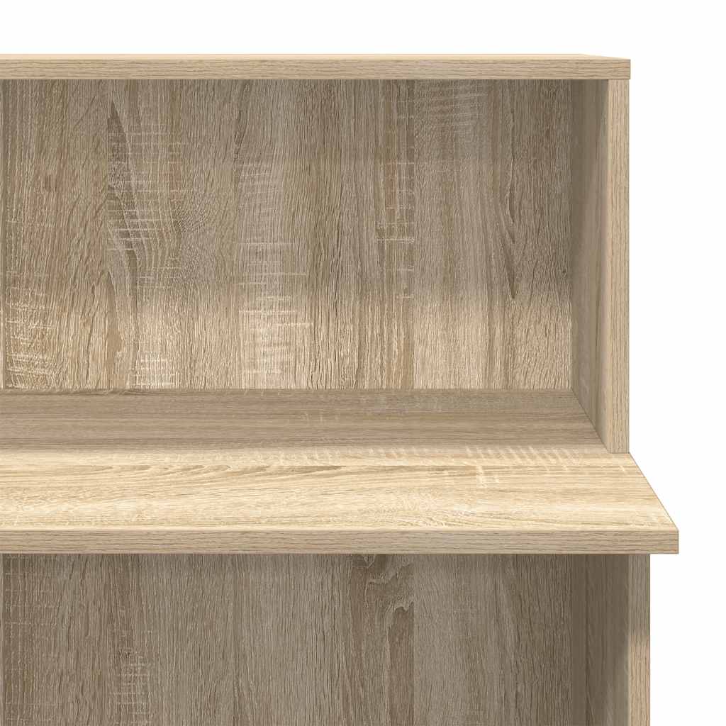 Reception Desk Sonoma Oak 100 x 50 x 103.5 cm Engineered Wood