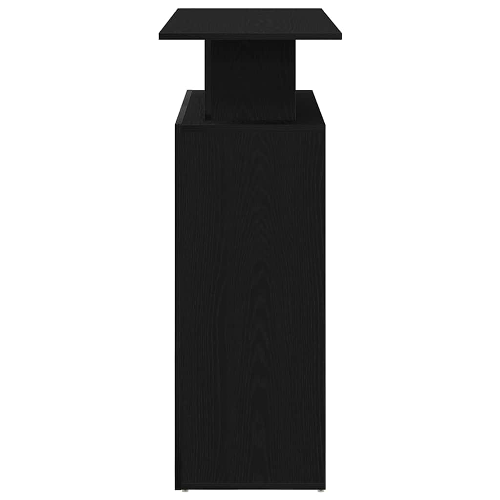 Reception Desk Black 100 x 40 x 104 cm Engineered Wood