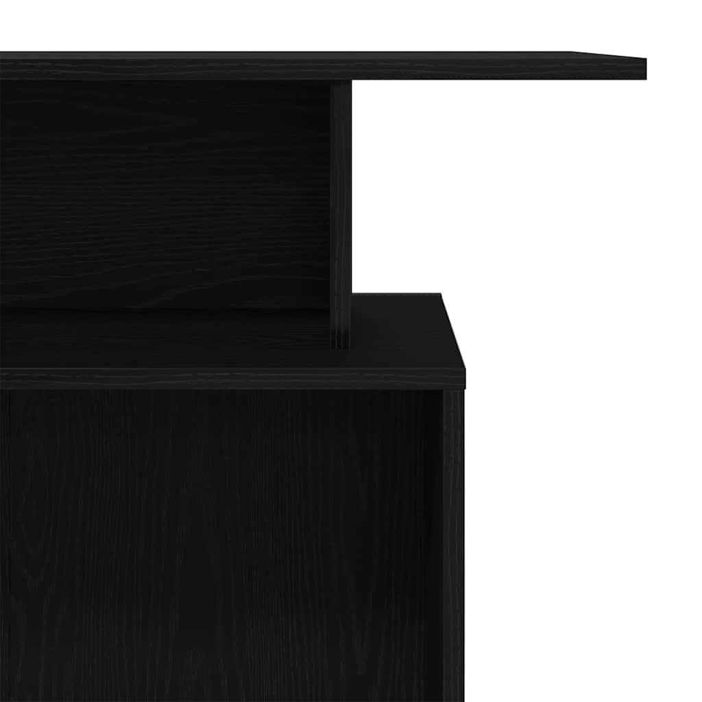 Reception Desk Black 100 x 40 x 104 cm Engineered Wood