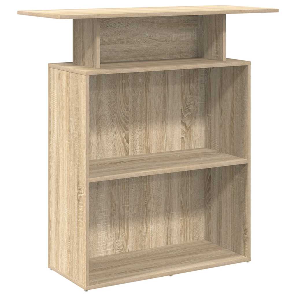 Empfangstresen Sonoma-Eiche 100 x 40 x 104 cm Holzwerkstoff