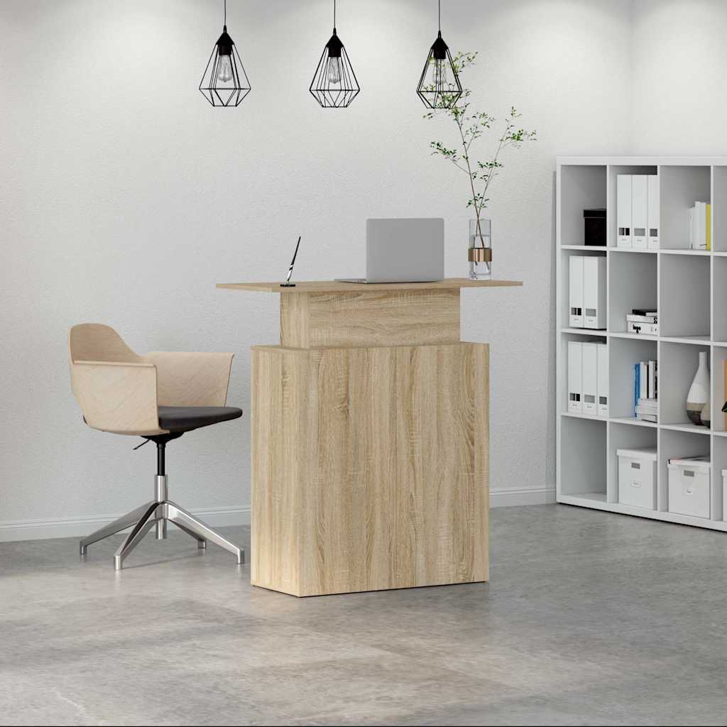 Empfangstresen Sonoma-Eiche 100 x 40 x 104 cm Holzwerkstoff