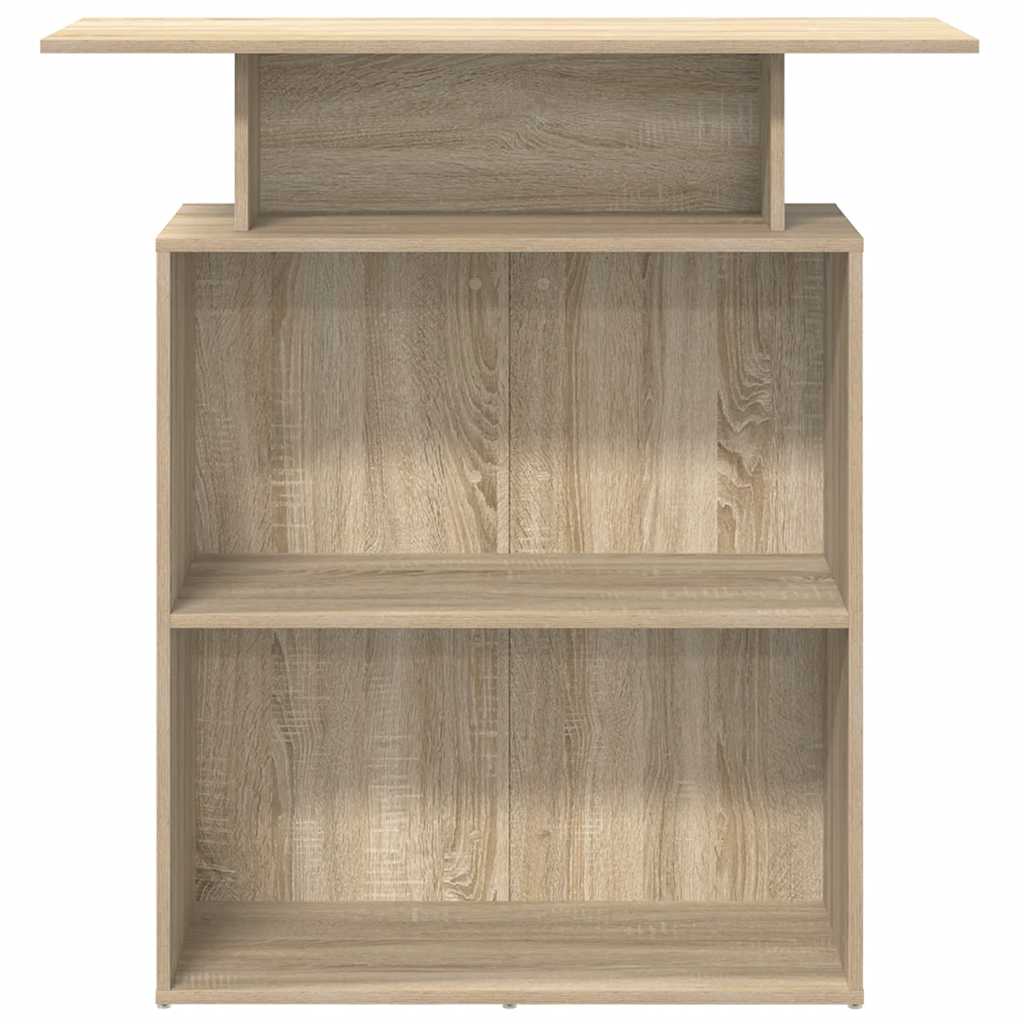 Empfangstresen Sonoma-Eiche 100 x 40 x 104 cm Holzwerkstoff