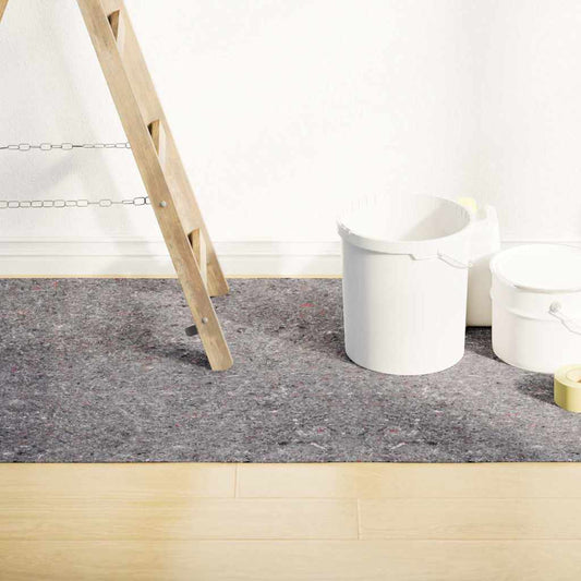 Bâches de peintre antidérapantes 2 pcs 5 m 180 g/m² Gris