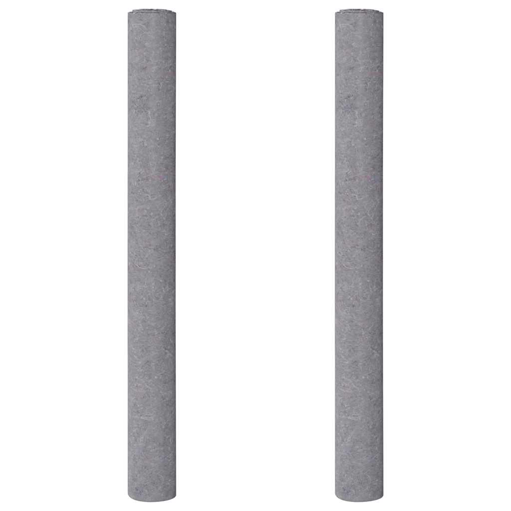 Molleton de peintre antidérapant 2 pcs 5 m 280 g/m² Gris