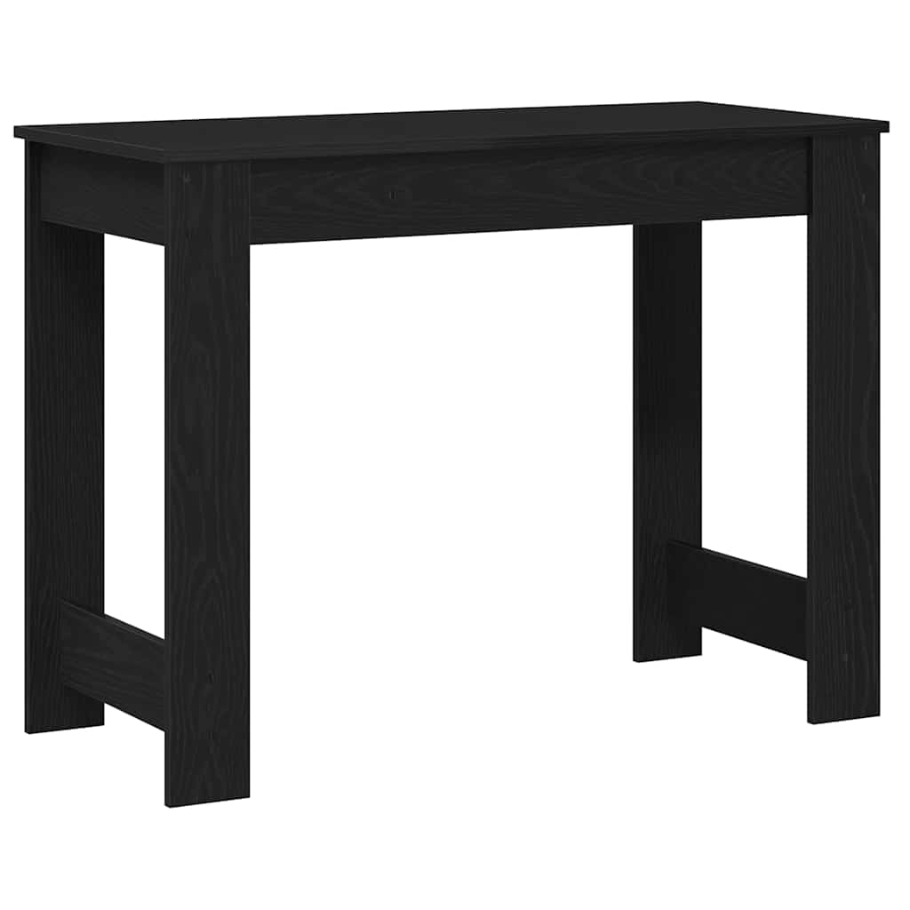 Desk Black 100x45x75 cm Engineered wood