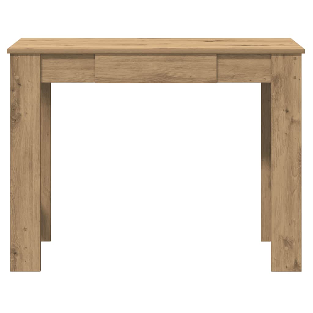 Bureau Chêne Artisan 100x45x75 cm Bois d'ingénierie