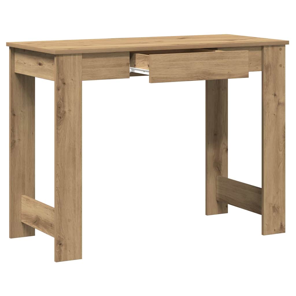 Bureau Chêne Artisan 100x45x75 cm Bois d'ingénierie