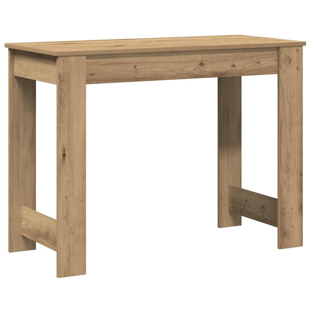 Bureau Chêne Artisan 100x45x75 cm Bois d'ingénierie