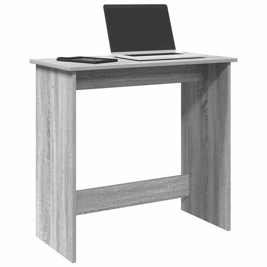 Bureau Gris Sonoma 80x40x75 cm Bois d'ingénierie