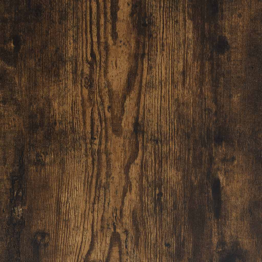 Bureau chêne fumé 80x40x75 cm bois d'ingénierie