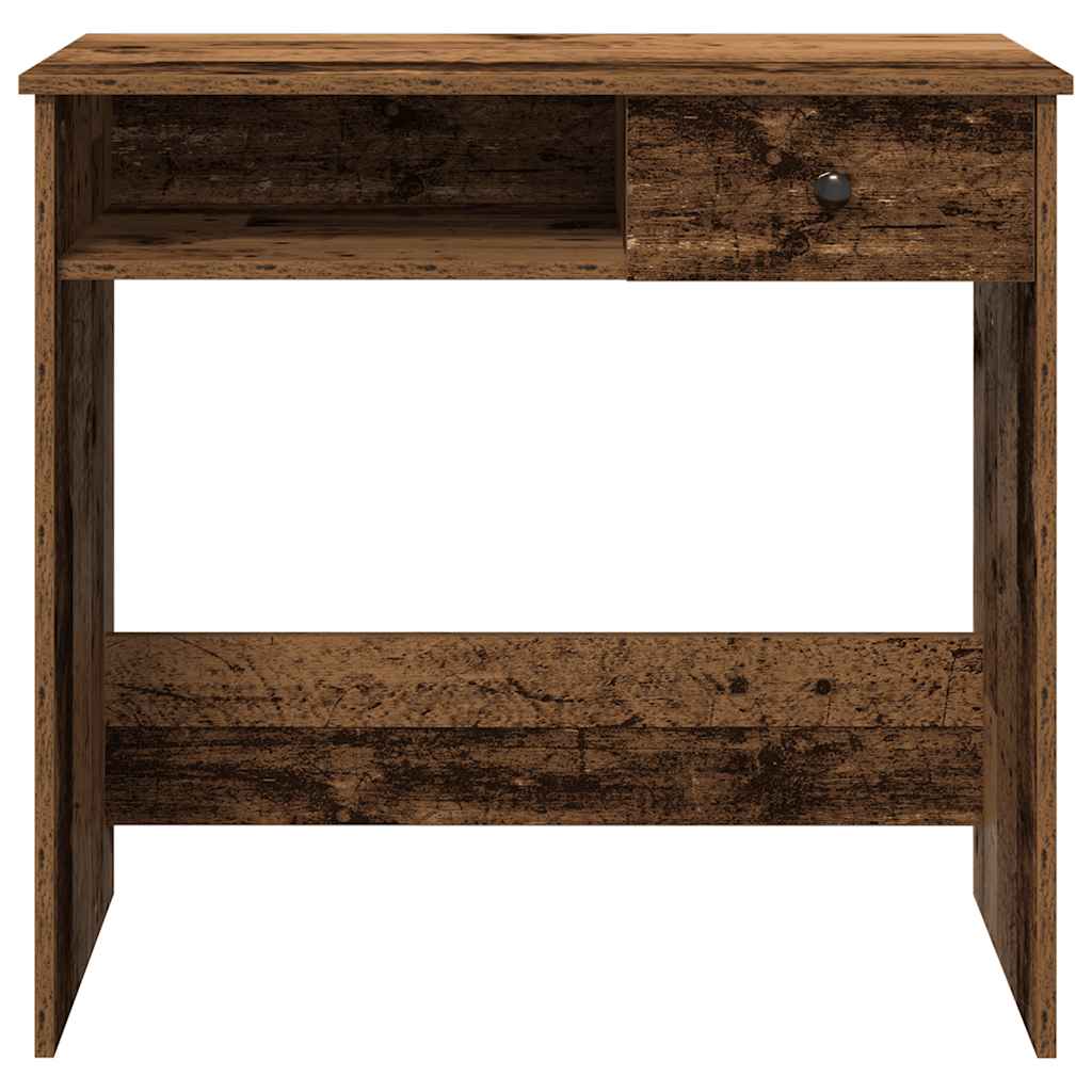 Desk Old Wood Look 80x40x75 cm Engineered Wood