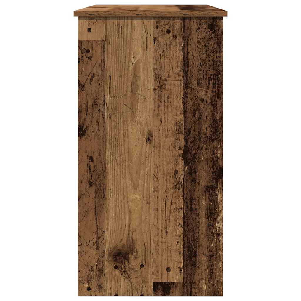 Desk Old Wood Look 80x40x75 cm Engineered Wood