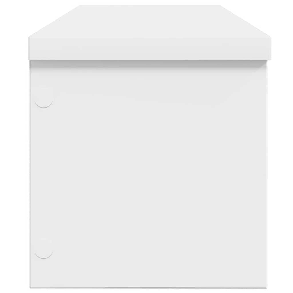 Küchenregale Stapelbar 2 Stk. Weiß 50x15x16 cm