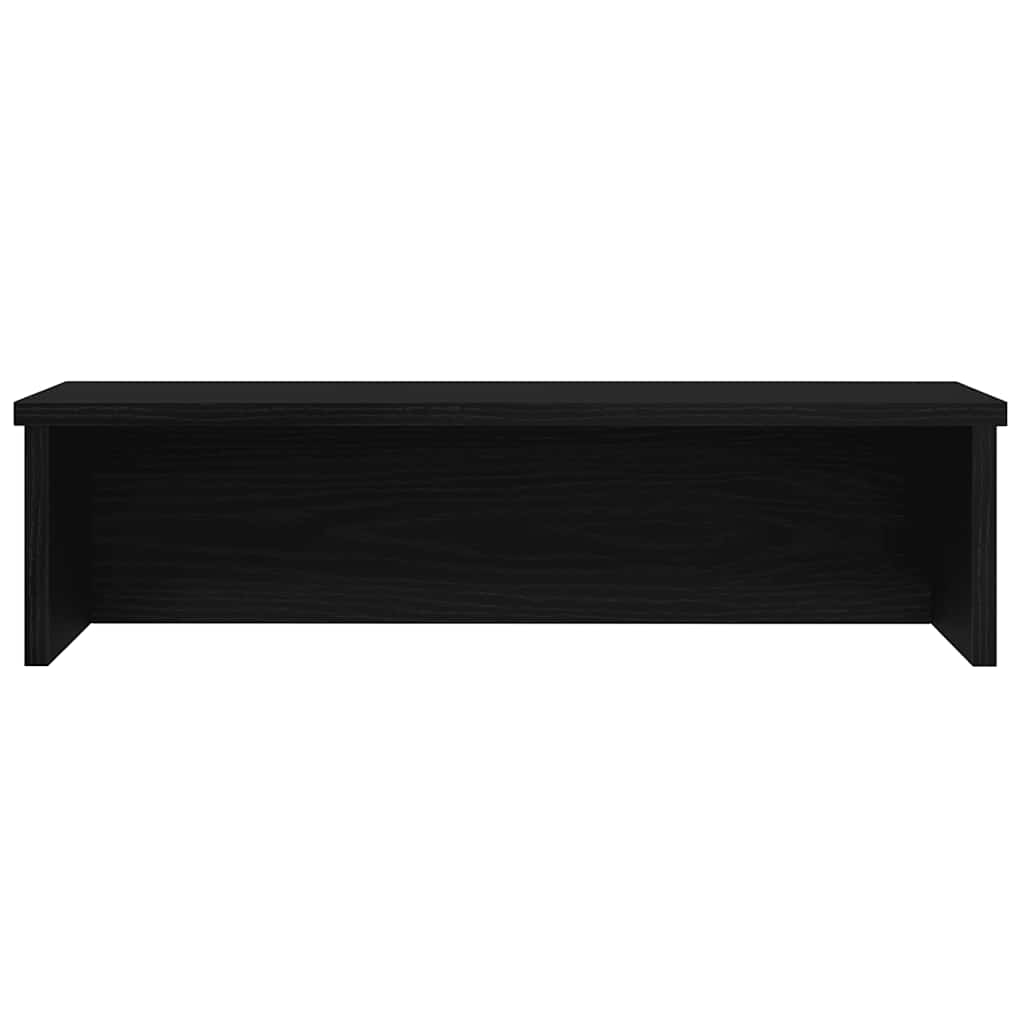 Küchenregal Stapelbar Schwarz 50x15x16 cm Holzwerkstoff