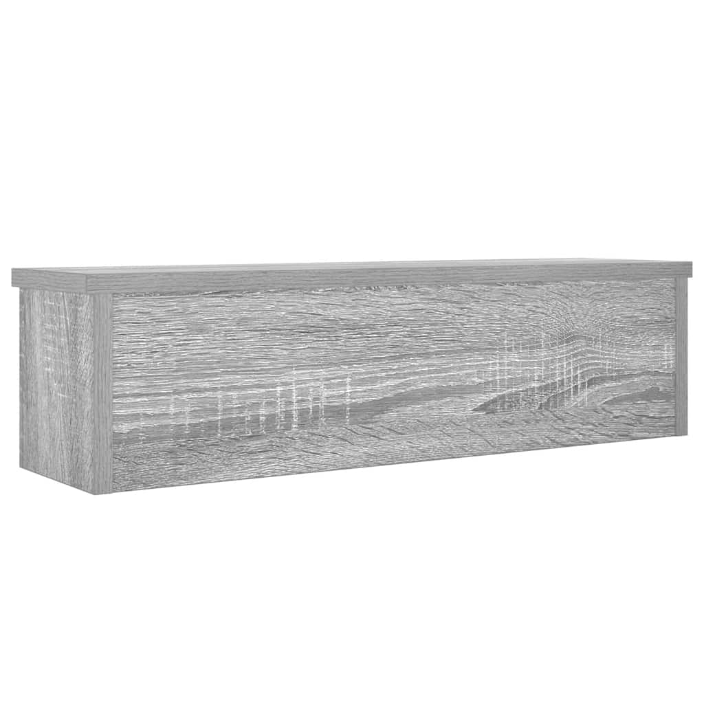 Küchenregale Stapelbar 2 Stk. Grau Sonoma 50x15x16 cm