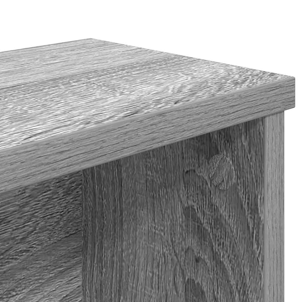 Küchenregale Stapelbar 2 Stk. Grau Sonoma 50x15x16 cm