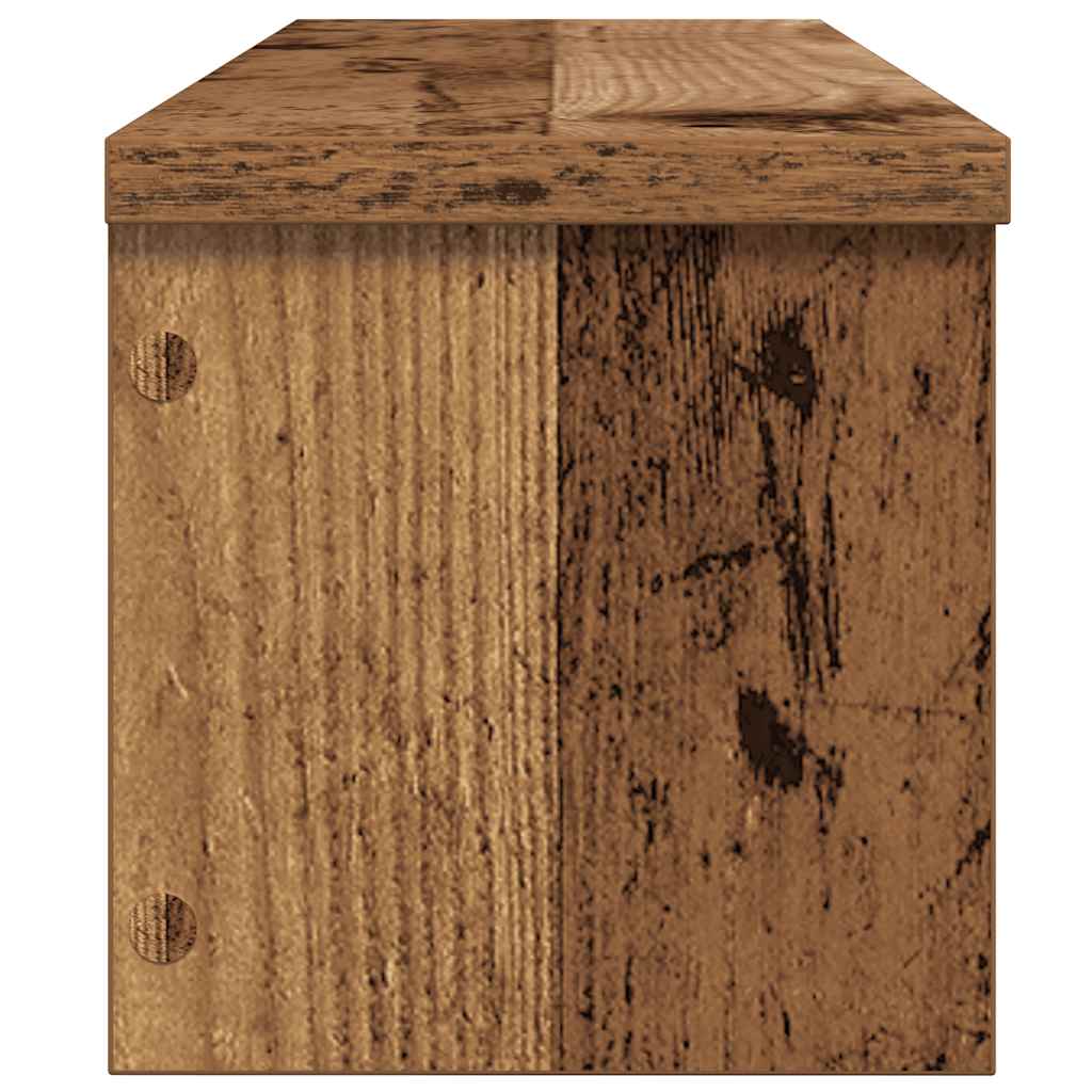 Küchenregale Stapelbar 2 Stk. Altholz-Optik 50x15x16 cm