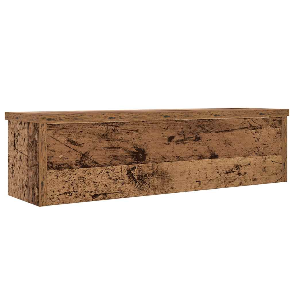 Küchenregale Stapelbar 2 Stk. Altholz-Optik 50x15x16 cm