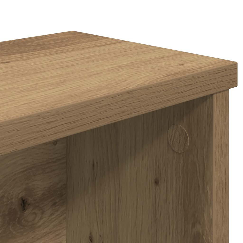 Küchenregale Stapelbar 2 Stk. Artisan-Eiche 50x15x16 cm