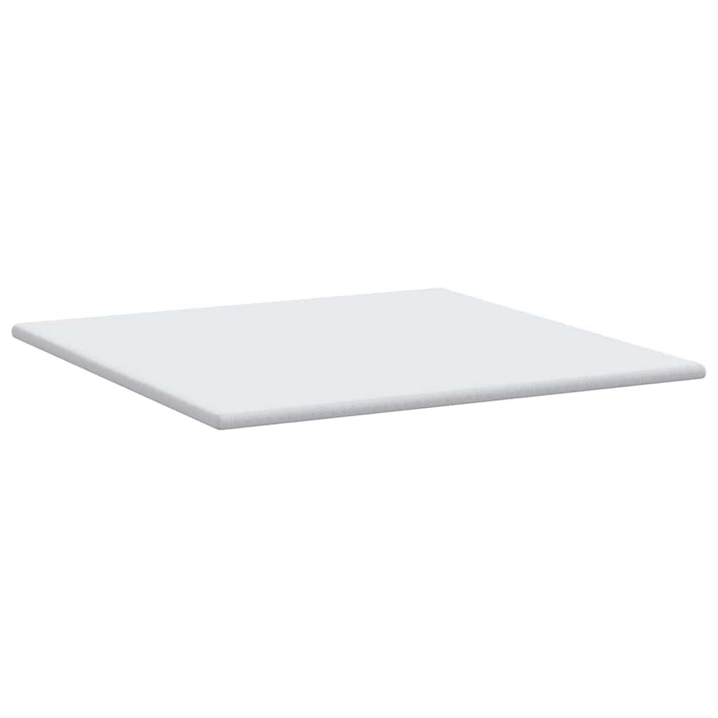 Mattress Topper White 180 x 200 cm Jacquard Fabric