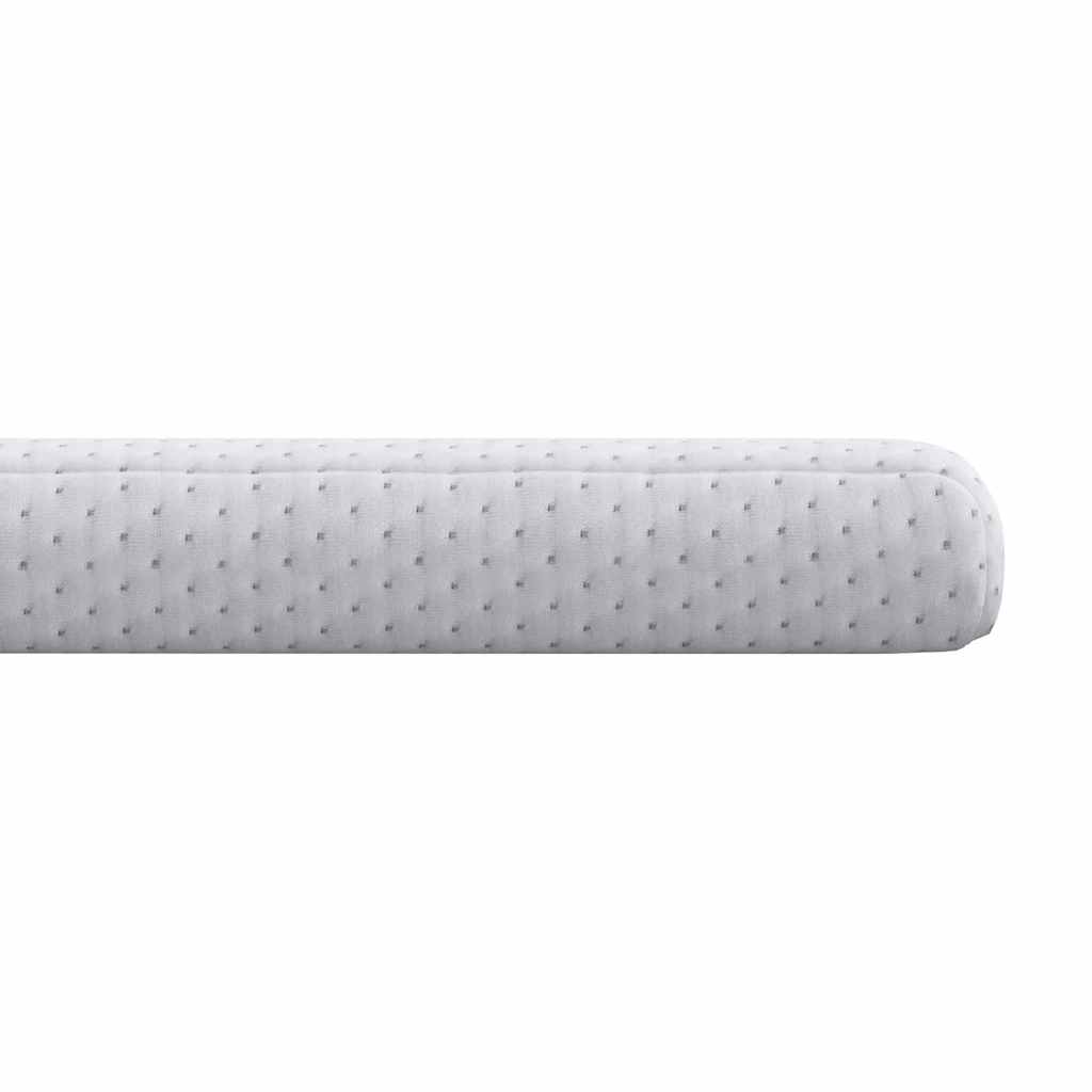Matratzenauflage Weiß 70 x 200 cm Jacquard Stoff