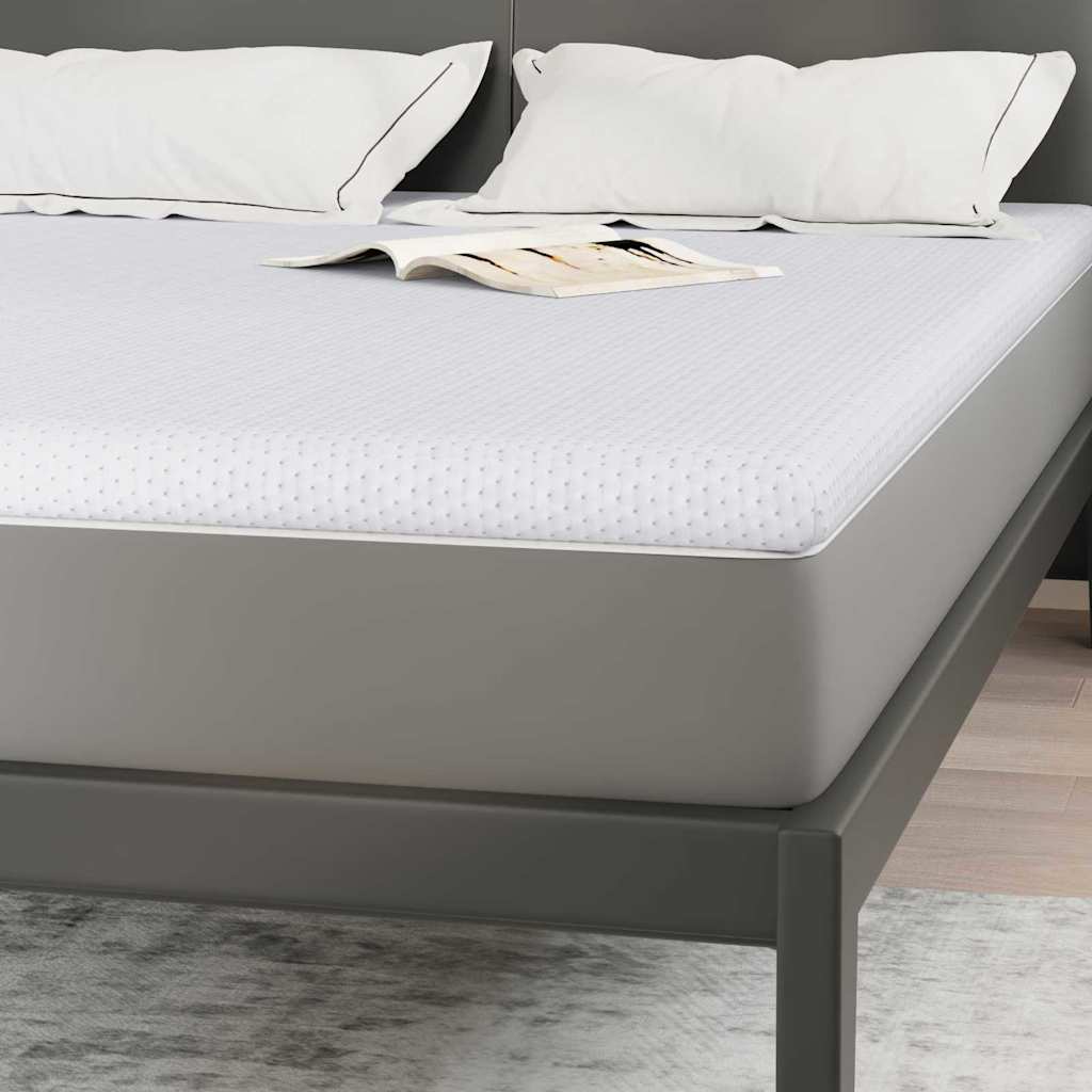 Surmatelas Blanc 160 x 200 cm Tissu Jacquard
