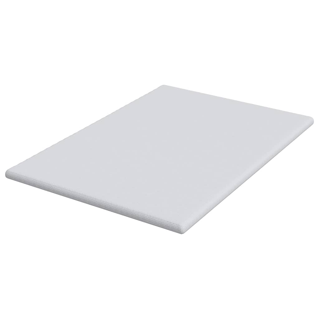 Surmatelas Blanc 160 x 200 cm Tissu Jacquard