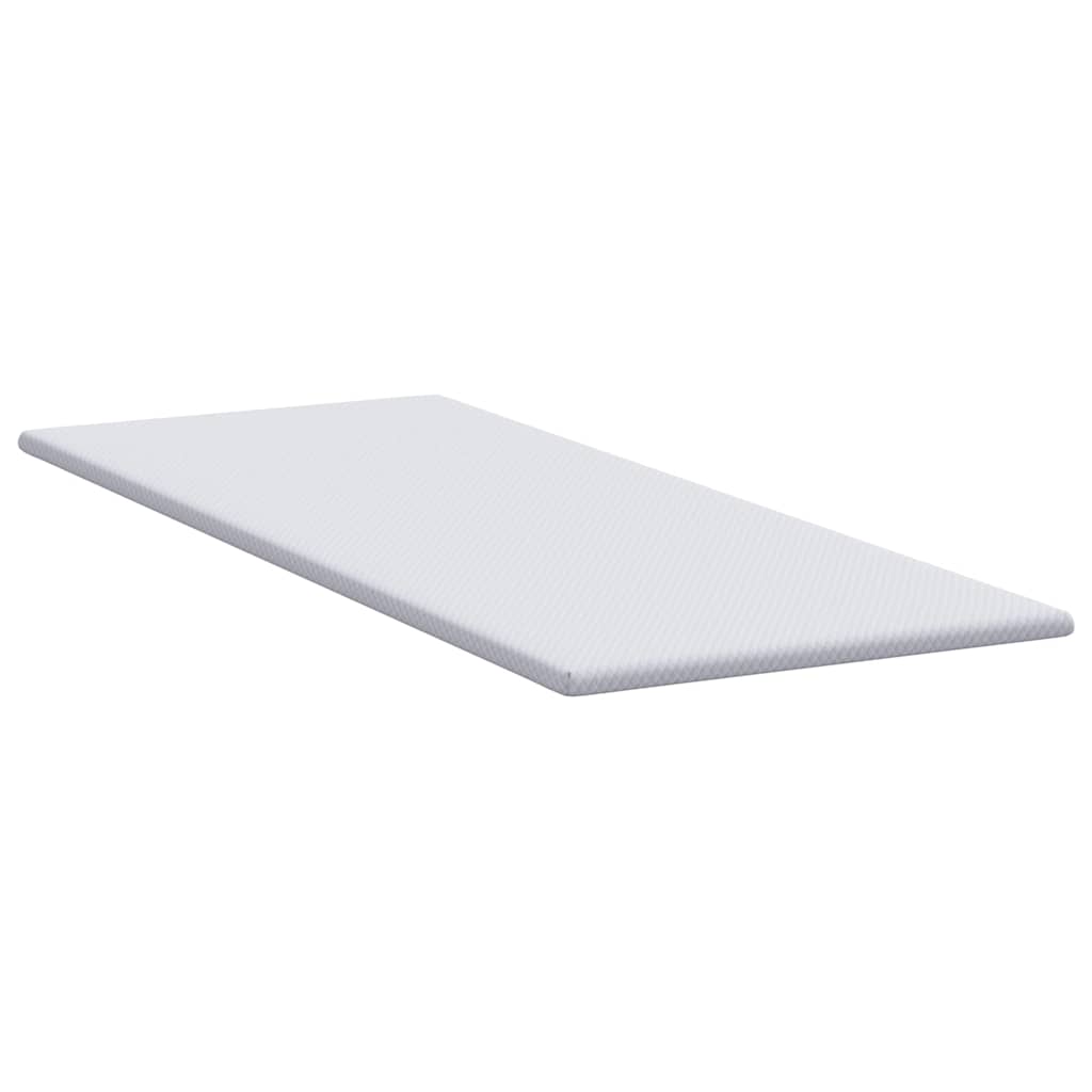 Surmatelas Blanc 80 x 200 cm Tissu Jacquard