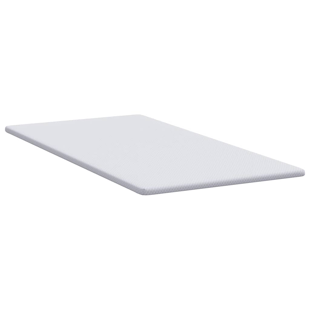 Surmatelas blanc 100 x 200 cm Tissu Jacquard
