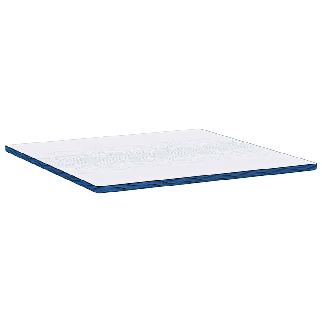 Mattress Topper White 200 x 200 cm Jacquard Fabric