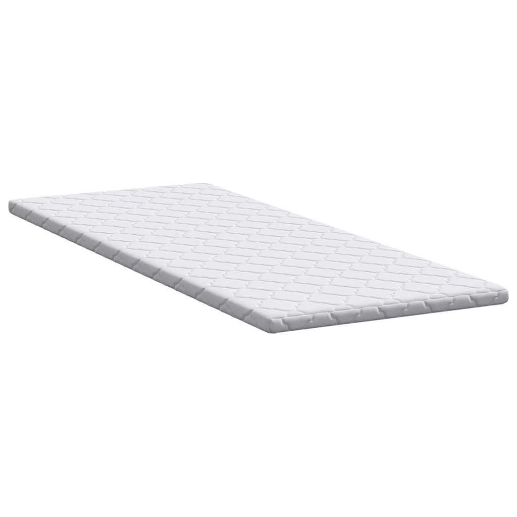 Surmatelas noix de coco blanc 70 x 200 cm tissu jacquard