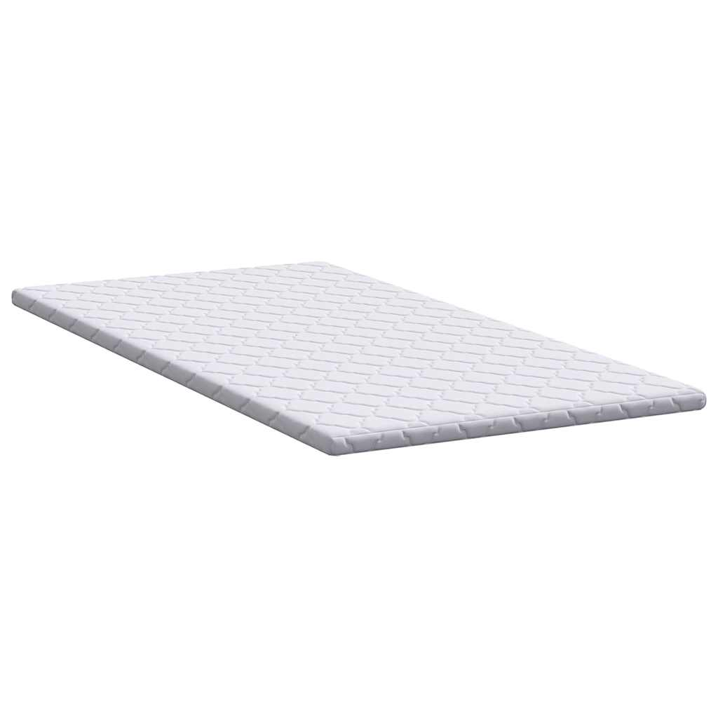 Surmatelas Noix de Coco Blanc 90 x 200 cm Tissu Jacquard